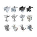 Mid-End AL6005-T5 Solar Panel Clamp with 25YRS Service Life for Solar Mounting System on Rooftop