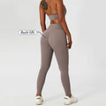 High Waist Cross V Front Yoga Tight Fitness Leggings Women Gym Pants Yoga Workout Leggings