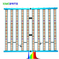 3800PCS Leds KingBrite 1000W X55 LM301H/LM281B+ Pro + 660nm UV IR+ Blue LM301B King Brite 1000 Watts Bar LED Grow Light