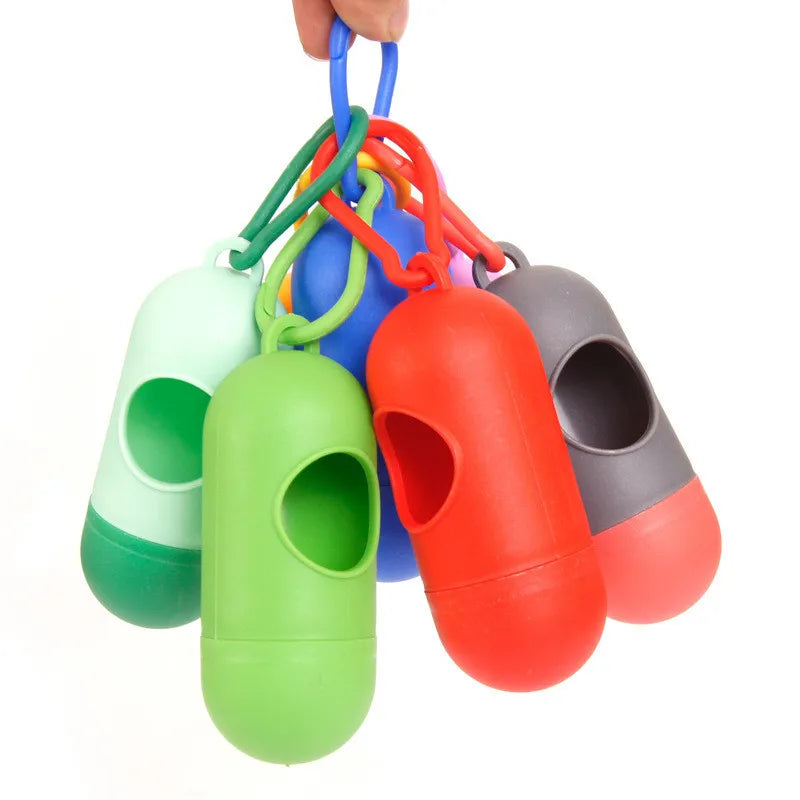 Practical Plastic Pet Poop Bags Dispenser Dog Waste Garbage Dispensers Pets Puppy Poop Bags Holder Trash Cleaning Dog Supplies