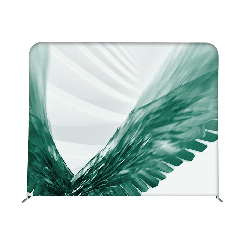 Wave Aluminum Tube Display Tension Fabric Cover Stand Backdrop for Advertising