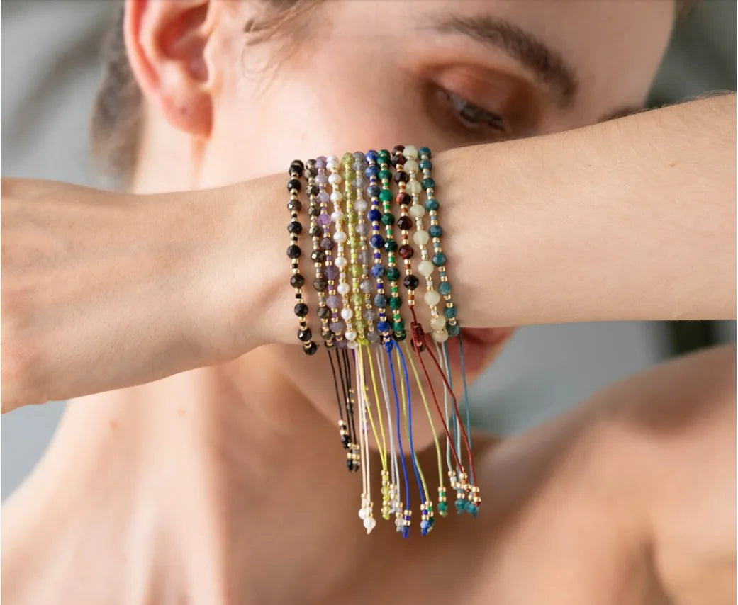 Men's Friendship Charm Adjustable Beads Bracelet Bohemian Style Fashion Jewelry
