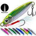 Metal Jig Lure 7-30g Saltwater Jig Artificial Bait Fast Sinking Casting Jigging Bait Fishing Lures Metal