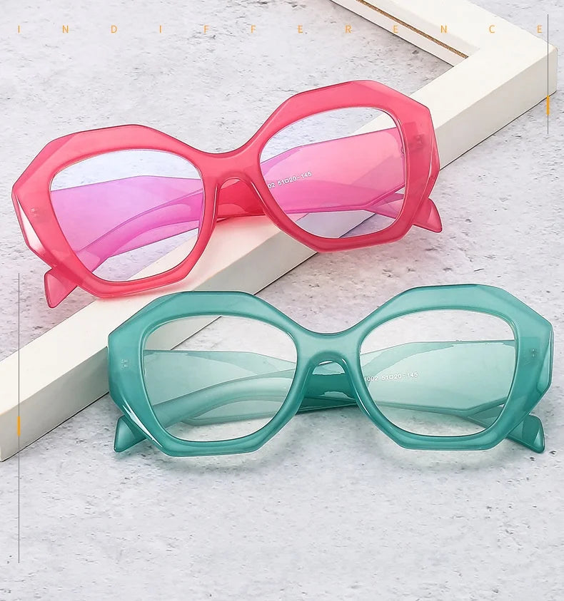 Arrival Wholesale Hot Selling Eyewear Polygonal Anti Blue Light Blocking Computer Glasses Eyeglasses Frames