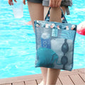 Factory Wholesale PVC Mesh Tote Beach Bag Private Label Customizable Carry Beach Shopping Bag OEM Sport Gift Bag OEM