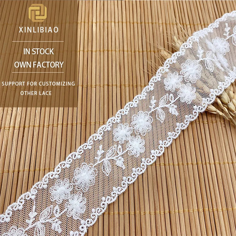 Water Soluble Milk Silk Mesh Lace Embroidered Garment Accessories Skirt Hemming Mesh Lace