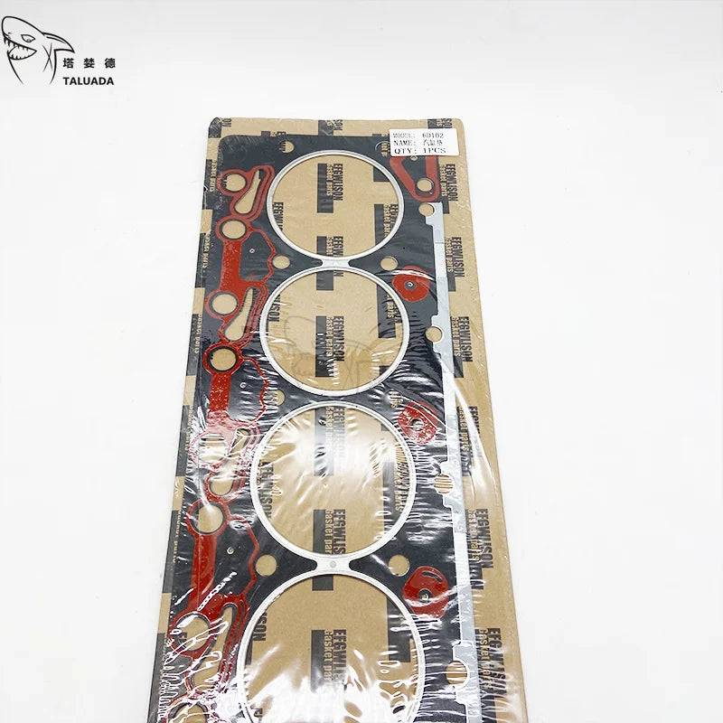 TALUADA Excavator PC200-6 PC200-7 6D102 Engine 6BT5.9 Overhaul Kit Full Gasket Cylinder Gasket
