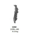 Factory Wrought Iron Components Elements Iron Art Stamping Leaves for Stair Porch Railing Parts Handrail  Gate