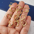 EK1009 Earring Findings 18K Gold Silver Plated French Hoop Leverback Earring Hooks Gold Plated Round Earwires Ear Wires Hooks