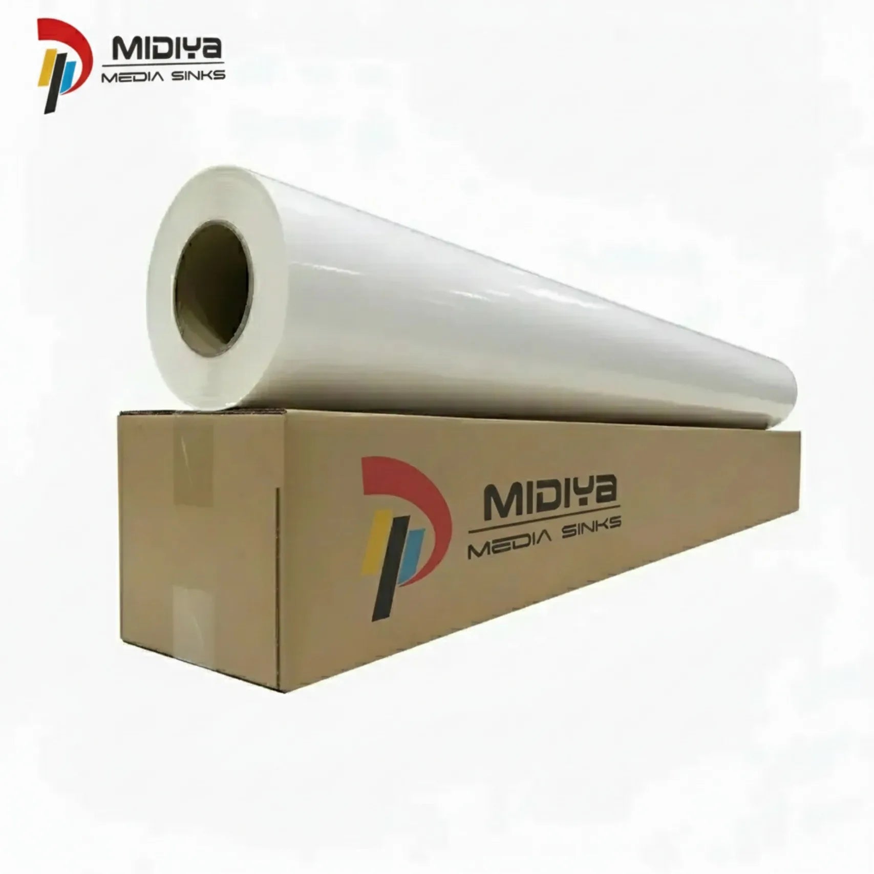 Midiya Outdoor Large Advertising Material Self Adhesive Vinyl Roll Eco Solvent Printable Permanent Removable Glue Vinilo