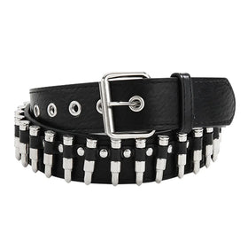 Bullet Rivet Belts Personalized Black Belt Fantastic Pu Leather Belt for Jeans Hip Hop