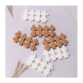 32mm White Miniature Mini Fence Fairy Garden Barrier Resin Craft Room Decor Maison Figurine Home Decoration Accessories