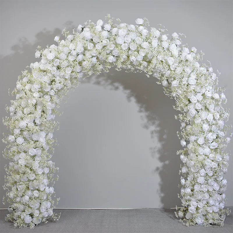 GJ-FR004 Wholesale Artificial Flowers Wedding Arch Wedding Arch Flower Arrangement Arch for Wedding Decoration