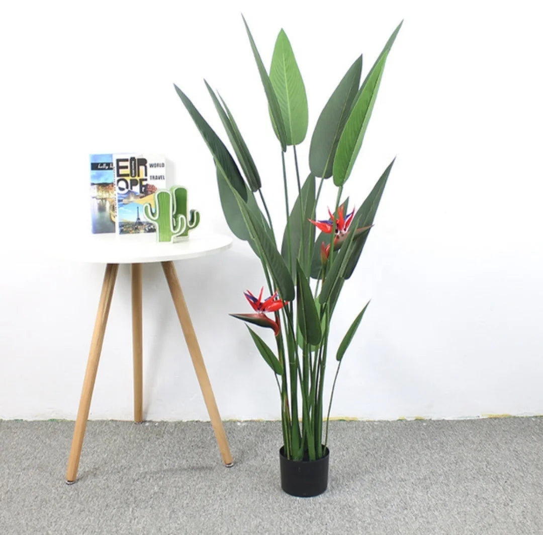 Fabric 4ft 6ft 7ft Tall Artificial Travel Banana Trees Party Office Room Space Grass Plants 120cm 180cm Sizes in Stock