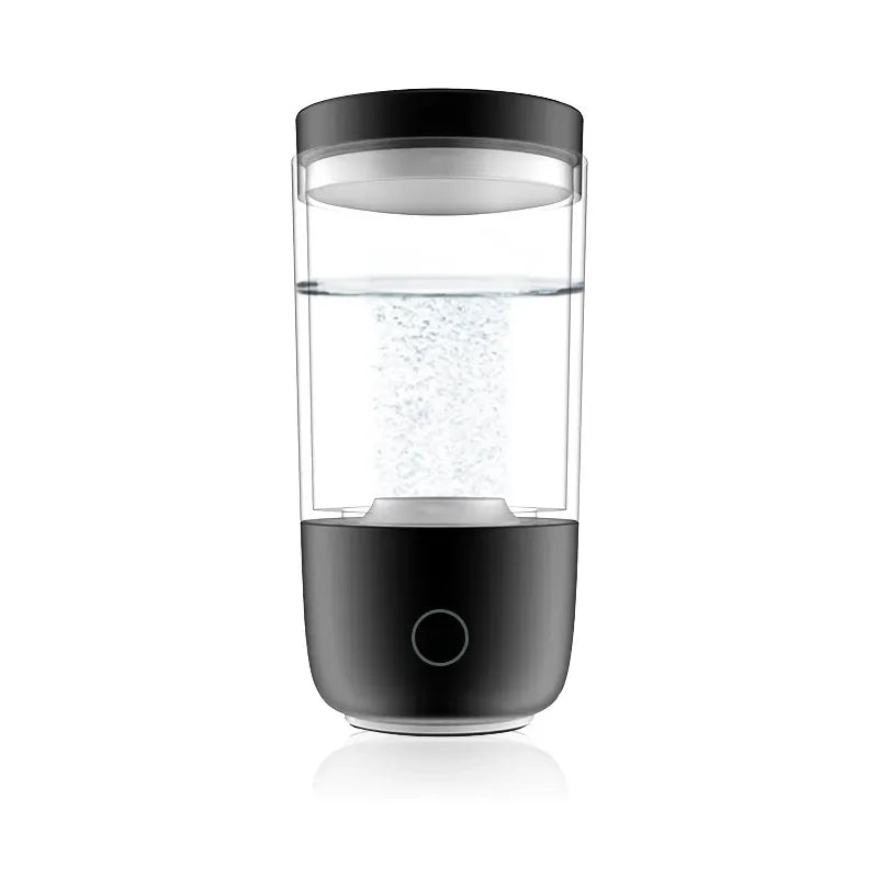 2025 Portable 300ml Smart Hydrogen Water Bottle Stainless Steel Ionized Alkaline Water Cup for Car & Outdoor Use
