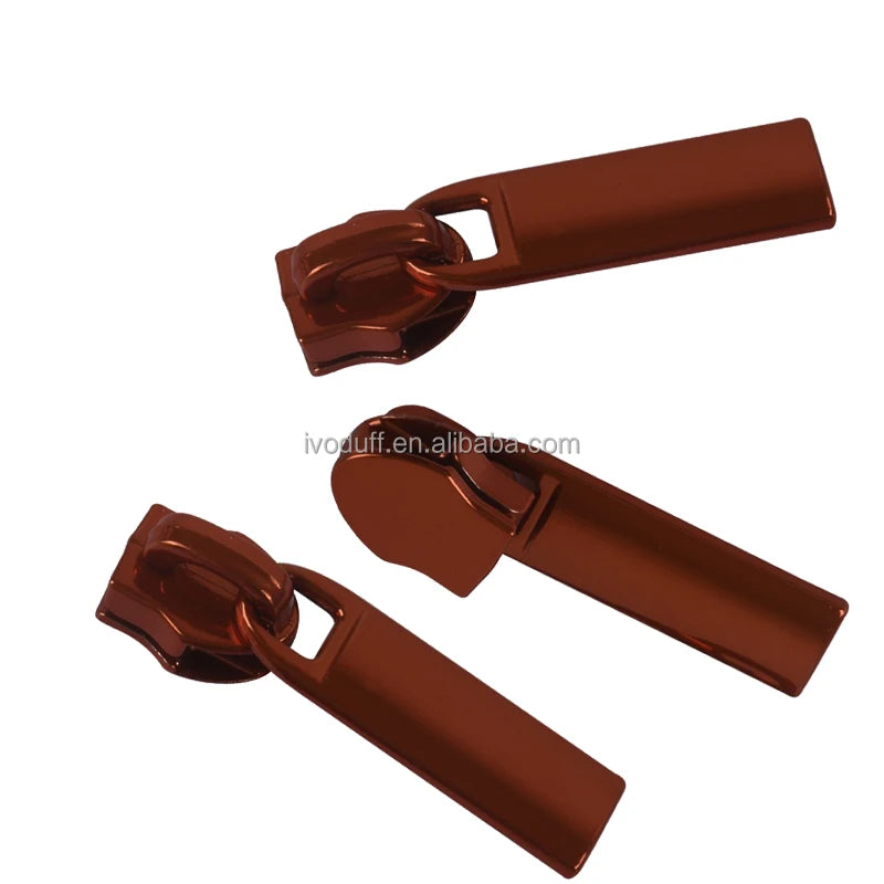 Wholesale Metal Zipper Puller Sliders #5 Bag Zipper Head Puller Custom Zipper Slider