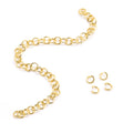 Wholesale Stainless Steel PVD Open Metal Circles Round Opened Jump Rings for DIY Earring Bracelet Jewelry Ornaments Jump Ring