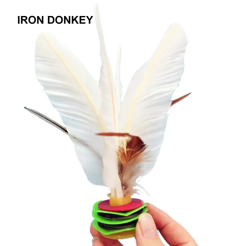 IRONDOENKY OEM Sports Goose Feather Shuttleck Adult Fitness Feather Competition Chinese Jianzi