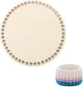Custom Factory Laser Cutting Plywood Basket Bottom Wooden for Crochet Basket