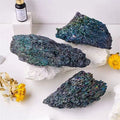 Wholesale Small Raw Carborundum Crystal 7 Color Mine Rainbow Astralite Moissanite Hematite