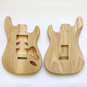 Wholesale DIY Electric Guitar Body Unfinished Blank Guitar Barrel SSS ST Ash Guitar Body for Sale