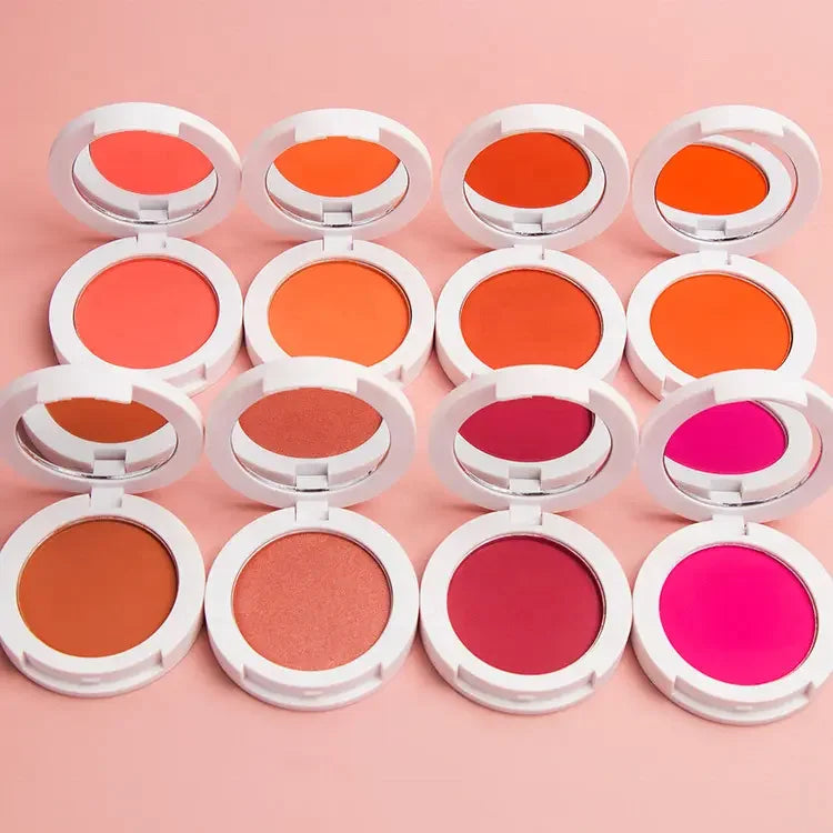 OEM ODM Vegan Makeup Blush Make Your Own Logo Creamy 12 Colors Blusher