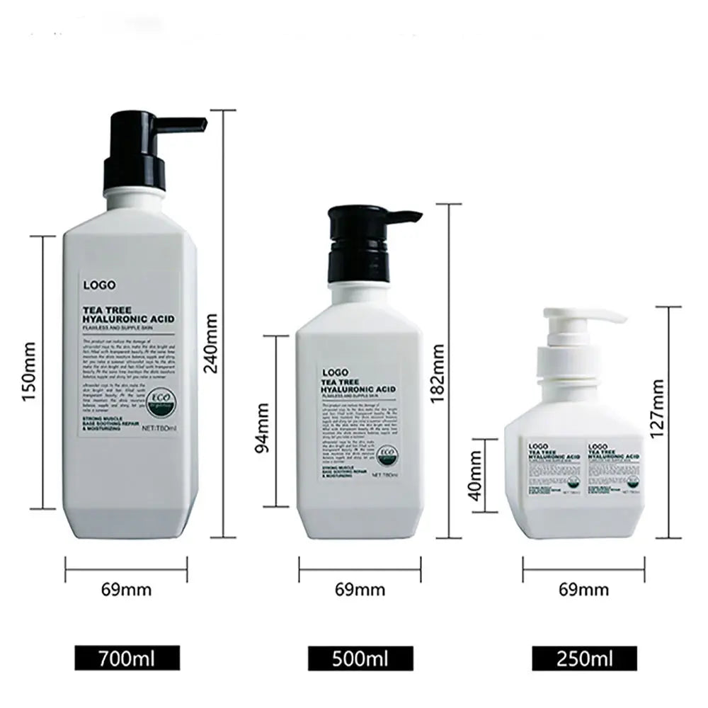 250ml 500ml 700ml Recyclable Private Label PLA Frosted Empty Foam Bottle Packaging Airtight Plastic Lotion Pump Bottle