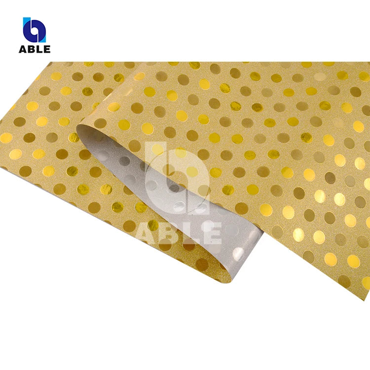 50x70cm Wholesale Coated Double Side Waterproof Pink Glitter Holographic Wrapping Paper for Gift Wrapping