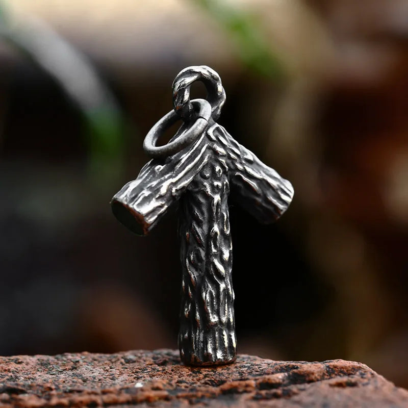 SS8-1008P 2023 New Design 316L Stainless Steel Men's Pendant Viking Rune Pattern Fashion Pendant Retro Color Jewelry