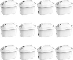 12 Pack Pitcher Jug Replacement Universal Water Filter Cartridge Coconut Activated Carbon Resins Remove Limescale