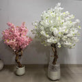 Small Potted Plants Artificial Flowers Trees Plastic Wedding Occasion Flowers