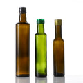 Wholesale 250ML500ML750ML1000ml Dark Green Brown Transparent Round Glass Edible Oil for Olive Oil Glass Bottle