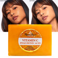 Private Label Natural Organic Skin Brightening Even Skin Tone Vitamin C Hyaluronic Acid Face Soap for Women