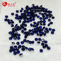 0.8-3mm Melee Size 34# Sapphire Blue Corundum Stone Round Brilliant Cut Lab Created Synthetic Corundum