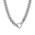 Hip Hop Styles Stainless Steel Chain Necklace Sliver and Gold 47.5cm Necklace for love Couple Friendship Friend Jewelry Gift