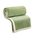 Wholesale Recycled  Heavy Throw Fleece Sherpa Blanket Reversible Throw Blanket Cozy Manta Couch Sofa Bed Faux Fur Throw Blanket