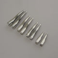 100PCS/Bag 3cm 3.5cm 4cm 4.5cm Single Prong Teethed Metal Alligator Hair Clips Small Plain Beak Hairpins Hair Barrettes