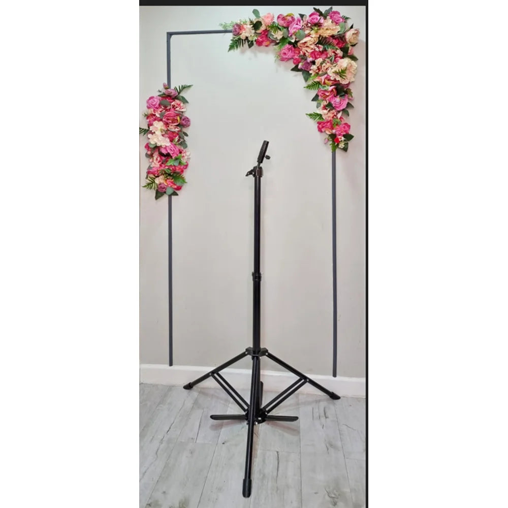 Adjustable Stainless Metal Tripod Stand Holder for Hairdressing Mannequin Head Training Tool