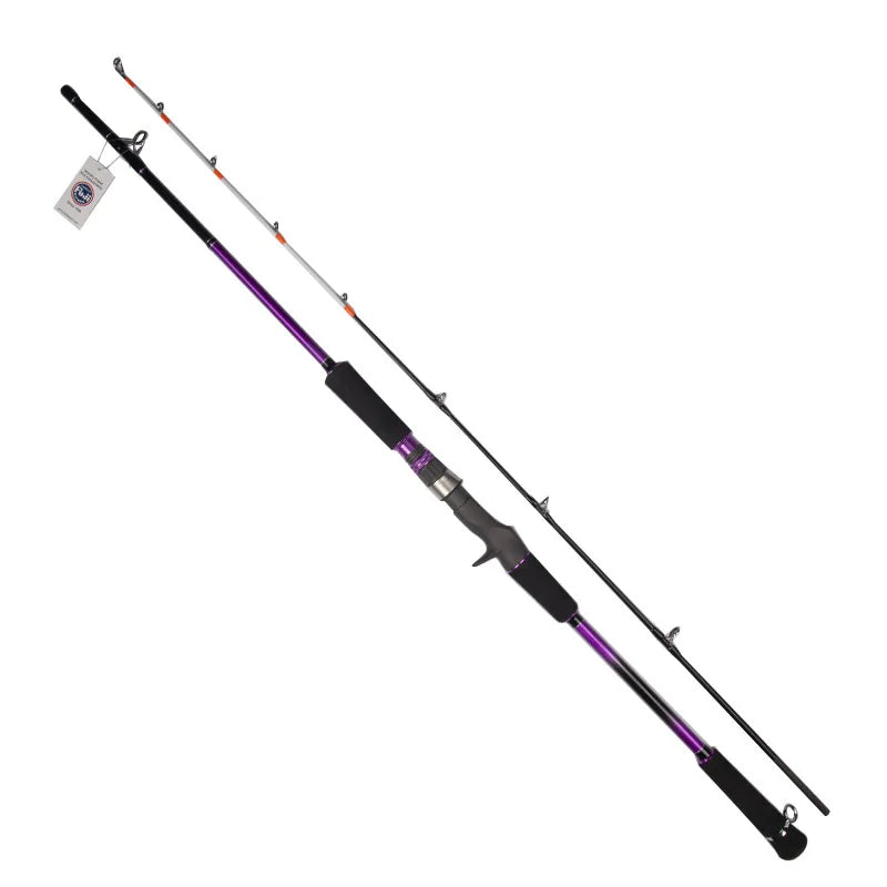 All Fuji Carbon Fishing Rod Pole with Guide Ring Wheel Seat for Sea Jigging for Kids Fast Action Targeting Catfish Pike Marlin
