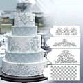 Wholesale Laser-Cut PET Cake Decorating Stencils Plastic Templates DIY Cookie Stencil Craft Kids