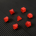 Hongzhuo DIY Red Jasper Dice Gemstone Dice Game Handmade Custom Engrave Dice