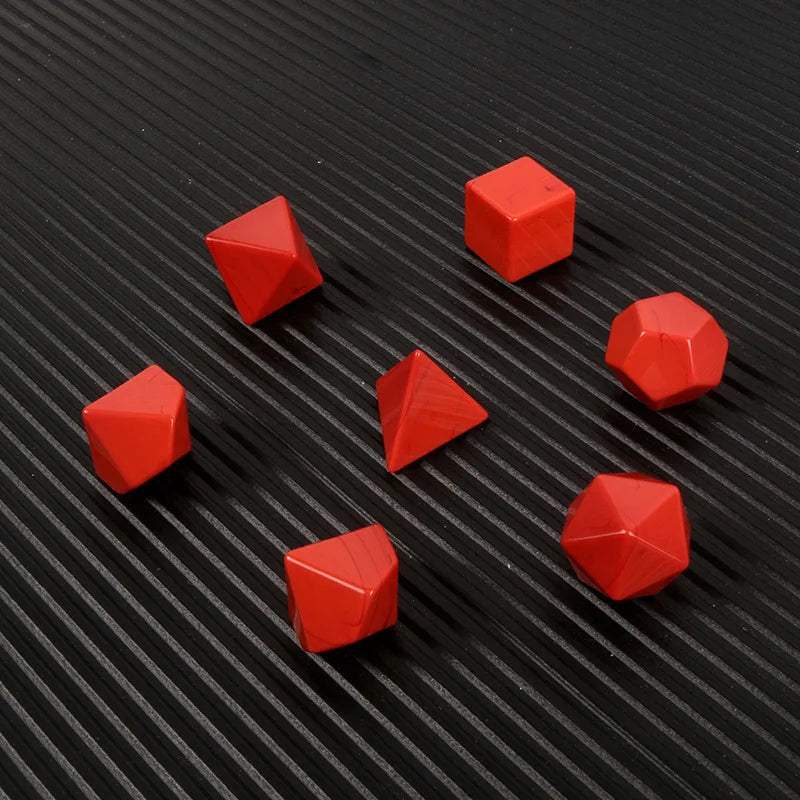 Hongzhuo DIY Red Jasper Dice Gemstone Dice Game Handmade Custom Engrave Dice