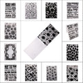 Cloud Moon Plastic Folded Embosser Card Cake Tools Pattern Plastic Mold Decorating Tool Mould