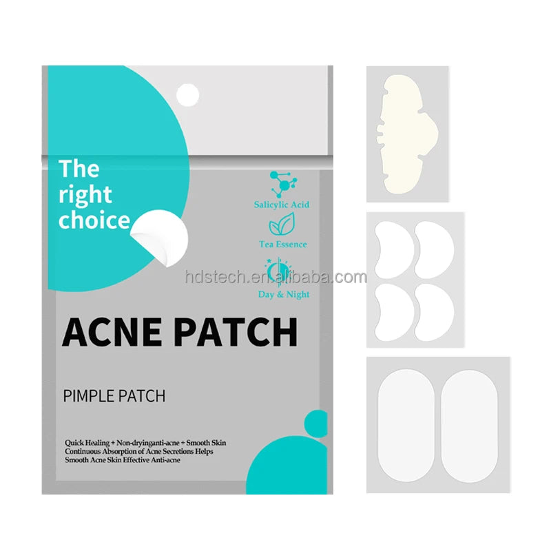 Large T-Zone Acne Free Patch Secure Nose Chin Pimple Patch Turmeric Aloe Vera Breathable Fit Invisible