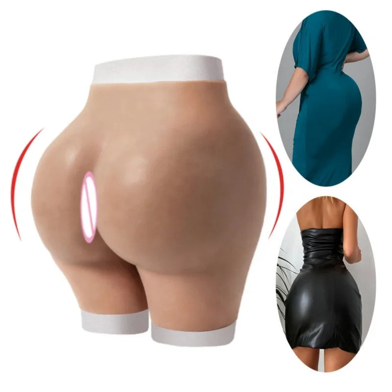 Big Hips Silicone Pants Shaper Silicone Butt and Hip Padded Shaper Women Underwear Bombom Enhancement Padded Panties
