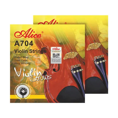 Wholesale Professional Alice A704 Steel Core Stainless Steel Violin String Set