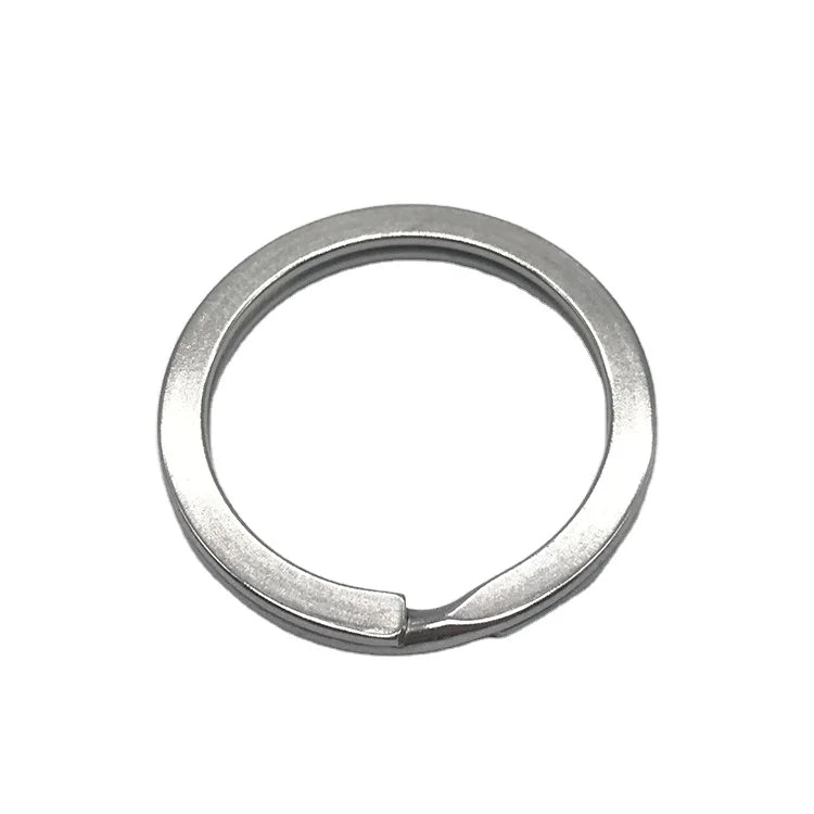 Factory Supply Stainless Steel Keyring 28mm Metal Split Key Ring for Key Chain Zinc Plated and Galvanized Iron Material MegaBDM