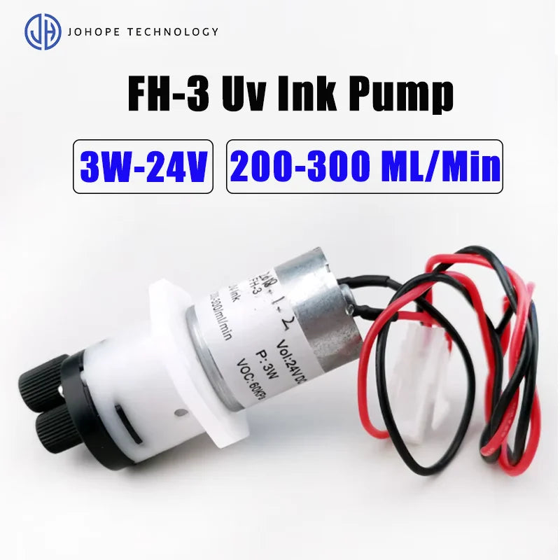 Original Printer Printing Uv Ink Pump 3w 24v Fh-3 Uv Ink Pump