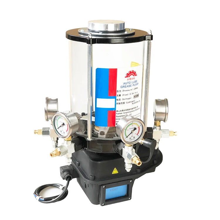 Progressive Automatic Grease Lubrication System Electric Grease Pump 24V 220V 12V Engineering Mixer Truuck Agricultural Machine