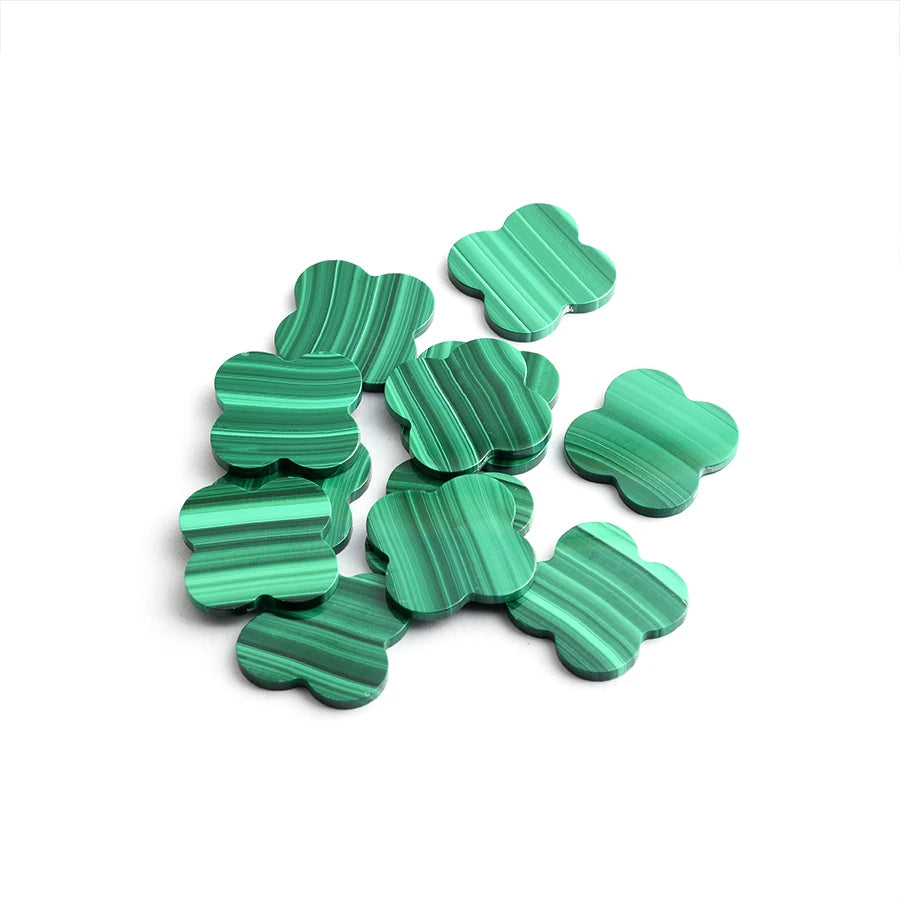 Hot New Custom Design Malachite Jewelry Loose Stone in Natural Green Color